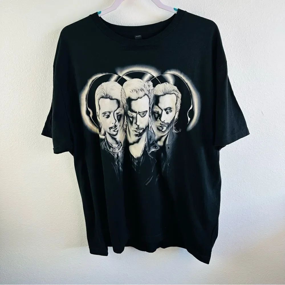 Swedish House Mafia‎ 3 Face Tee Black Tultex